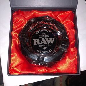 RAW Authentic Glass Ashtray